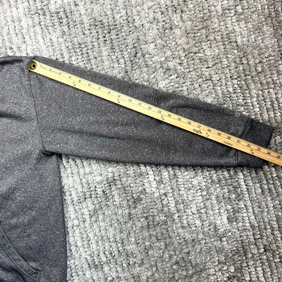 Notre Dame Fighting Irish Hoodie Sweatshirt Mens Medium Grey Drawstring Champion - Picture 6 of 9